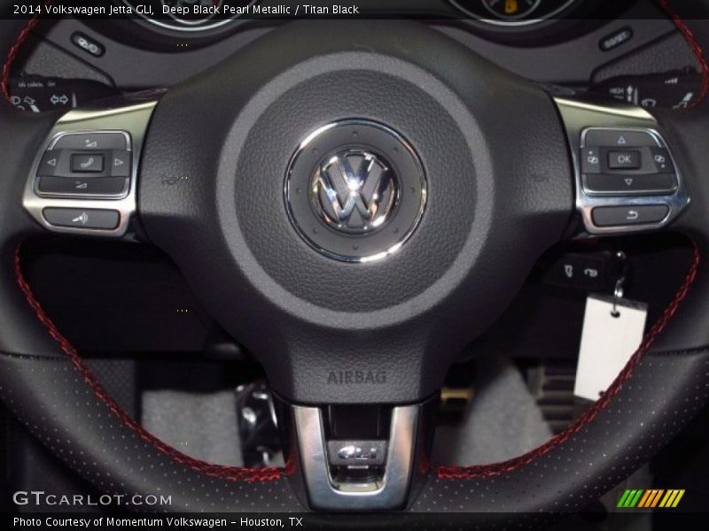 Deep Black Pearl Metallic / Titan Black 2014 Volkswagen Jetta GLI