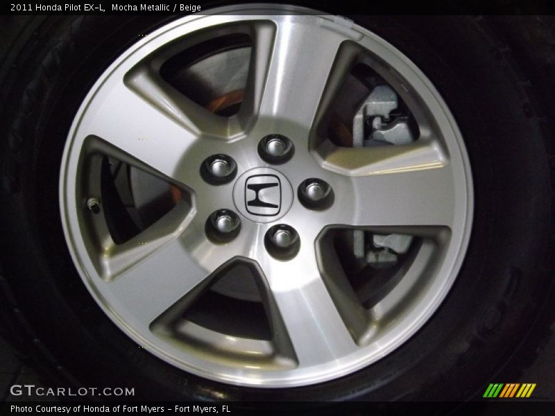 Mocha Metallic / Beige 2011 Honda Pilot EX-L