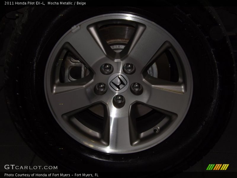 Mocha Metallic / Beige 2011 Honda Pilot EX-L