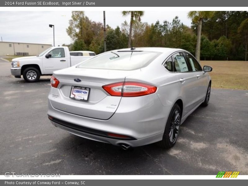 Ingot Silver / Dune 2014 Ford Fusion SE EcoBoost