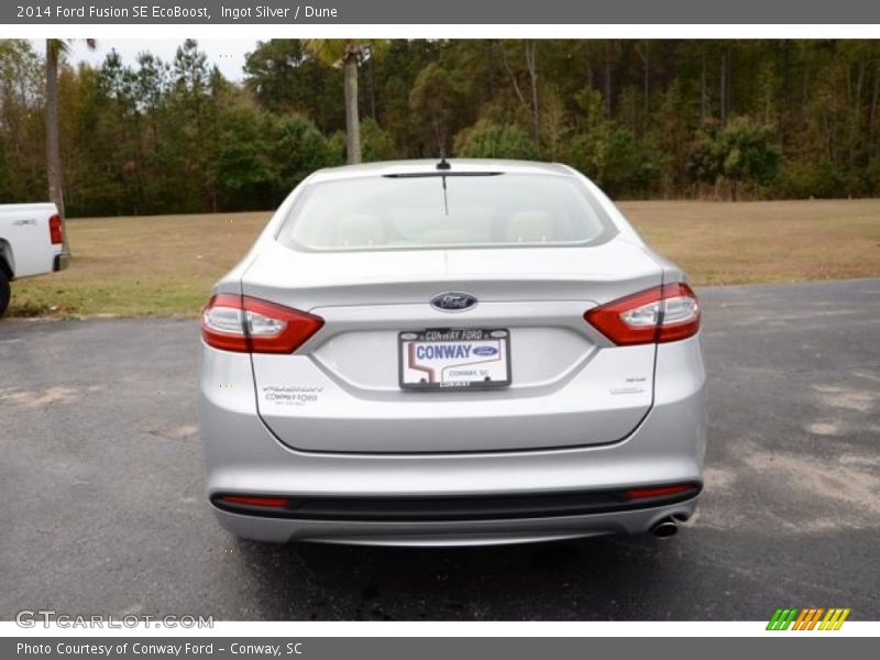 Ingot Silver / Dune 2014 Ford Fusion SE EcoBoost