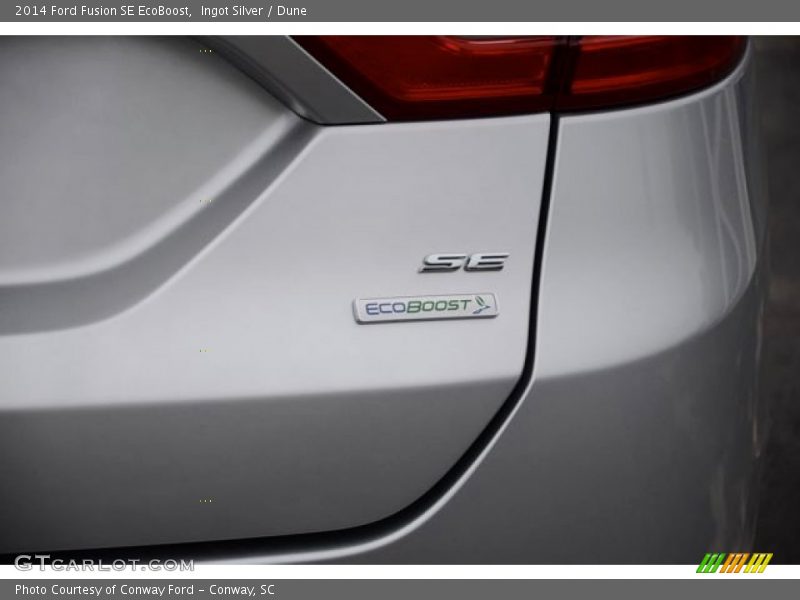 Ingot Silver / Dune 2014 Ford Fusion SE EcoBoost