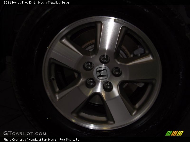 Mocha Metallic / Beige 2011 Honda Pilot EX-L