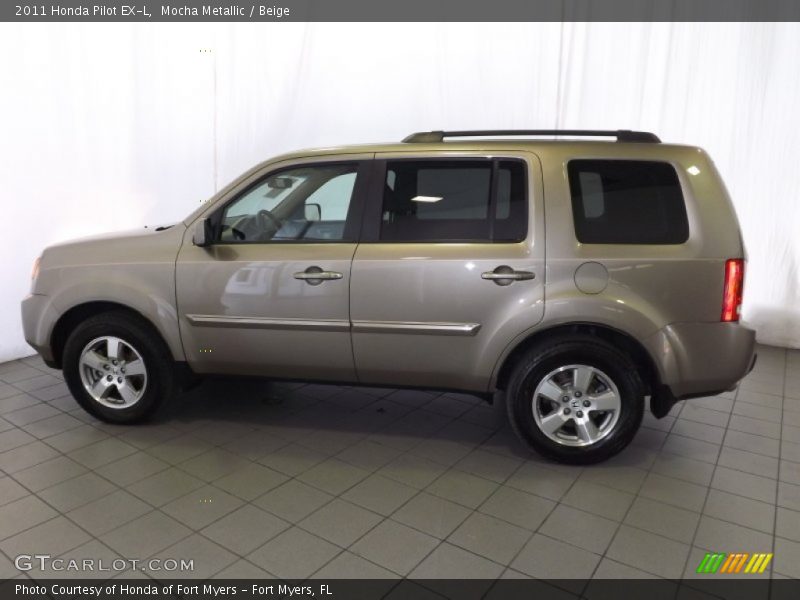 Mocha Metallic / Beige 2011 Honda Pilot EX-L