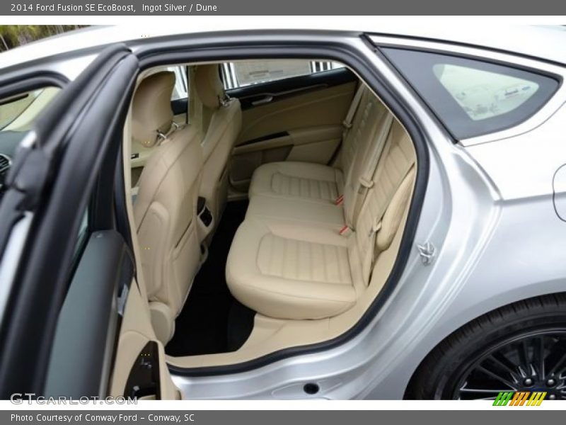 Ingot Silver / Dune 2014 Ford Fusion SE EcoBoost