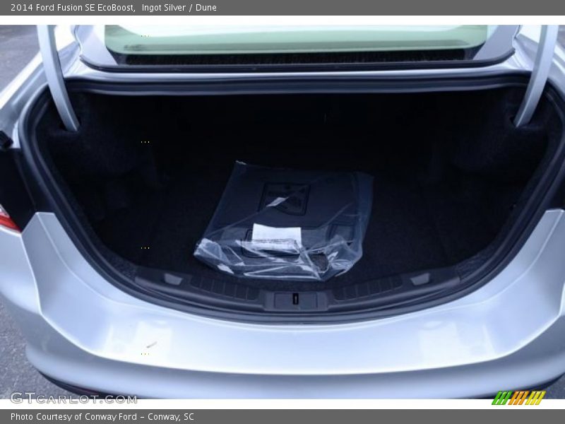 Ingot Silver / Dune 2014 Ford Fusion SE EcoBoost