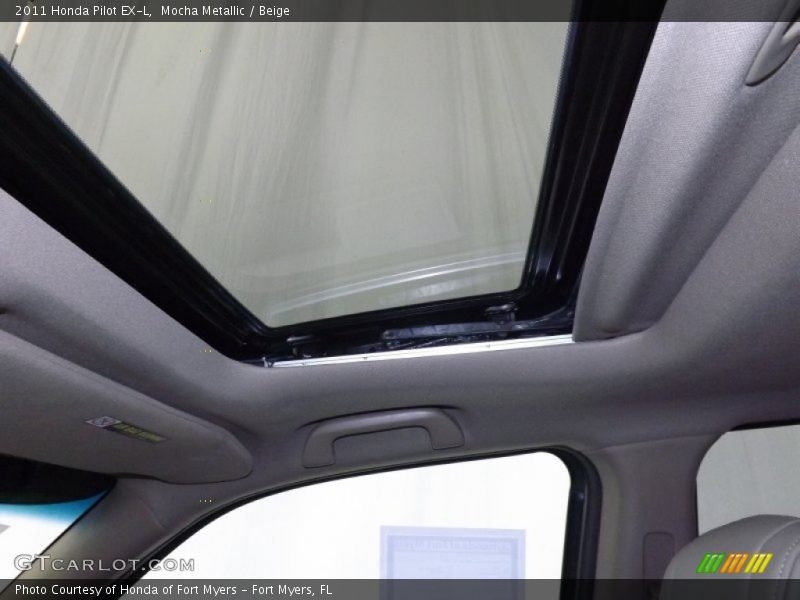 Mocha Metallic / Beige 2011 Honda Pilot EX-L