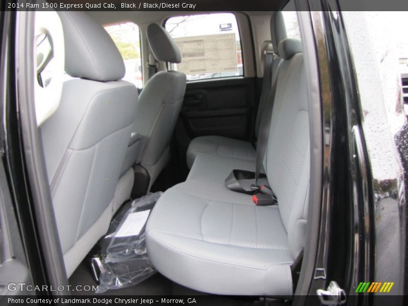 Black / Black/Diesel Gray 2014 Ram 1500 Express Quad Cab
