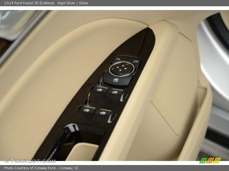 Ingot Silver / Dune 2014 Ford Fusion SE EcoBoost