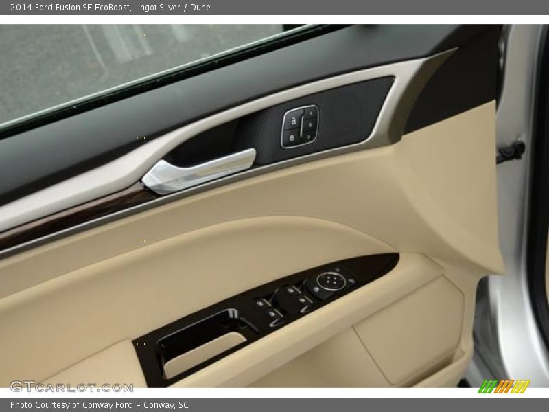 Ingot Silver / Dune 2014 Ford Fusion SE EcoBoost