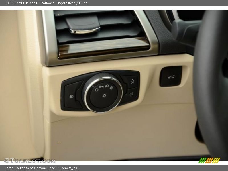 Ingot Silver / Dune 2014 Ford Fusion SE EcoBoost