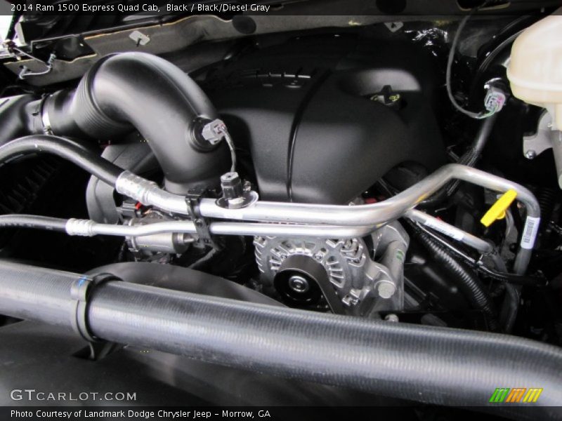 Black / Black/Diesel Gray 2014 Ram 1500 Express Quad Cab