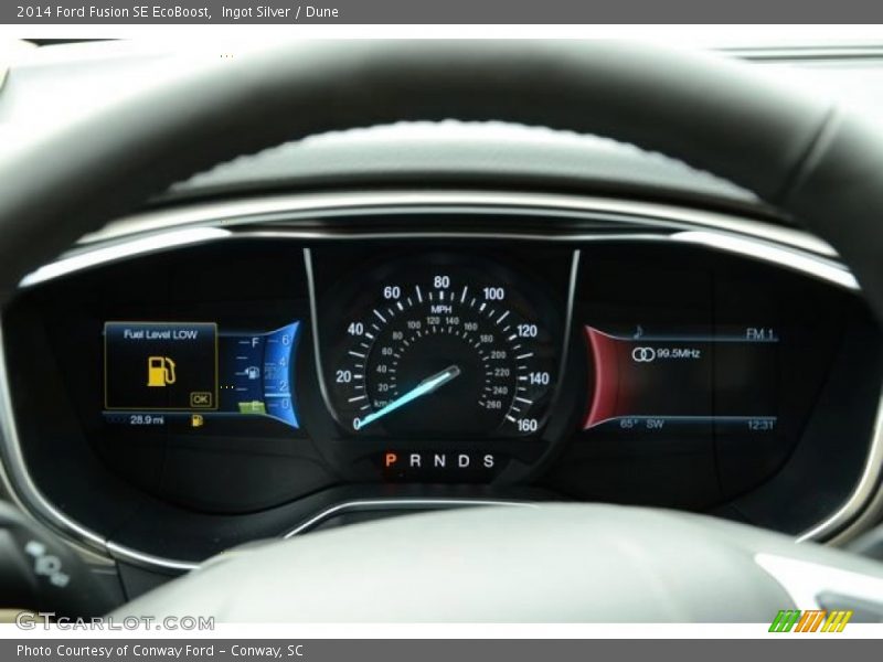 Ingot Silver / Dune 2014 Ford Fusion SE EcoBoost
