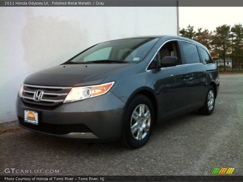 Polished Metal Metallic / Gray 2011 Honda Odyssey LX