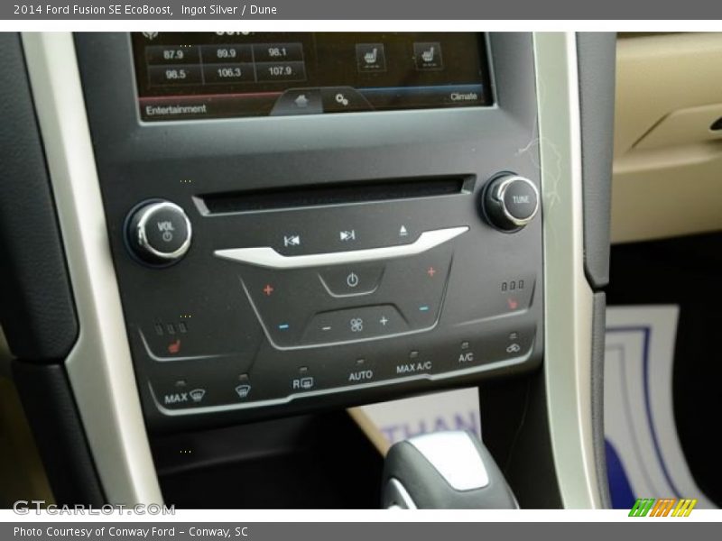Ingot Silver / Dune 2014 Ford Fusion SE EcoBoost