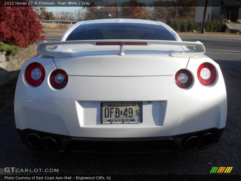 Pearl White / Gray 2012 Nissan GT-R Premium