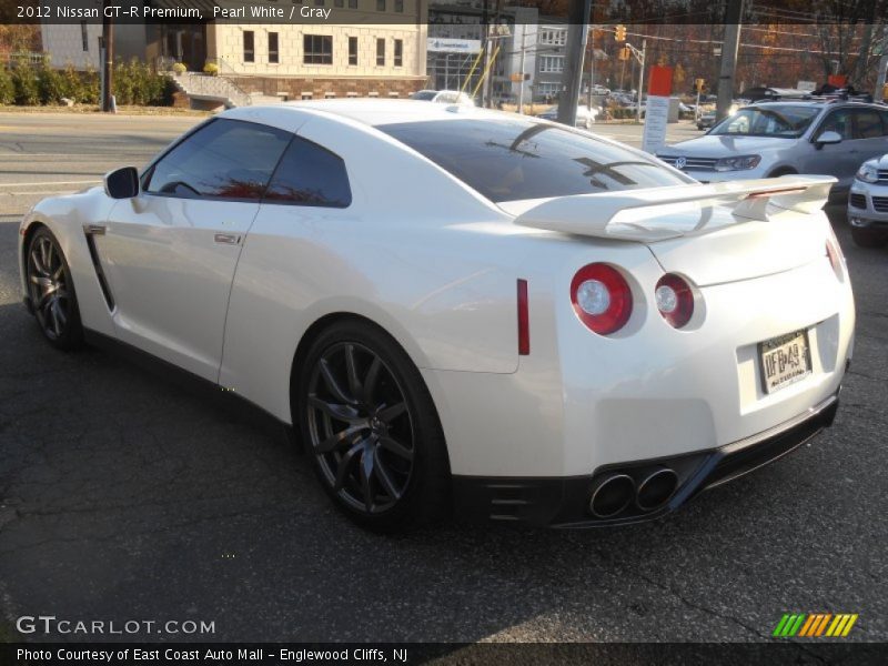 Pearl White / Gray 2012 Nissan GT-R Premium