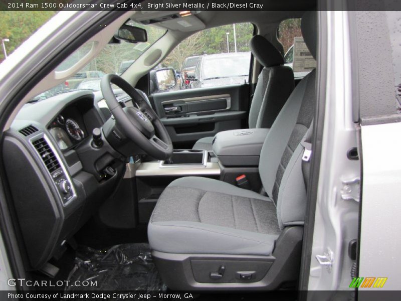 Front Seat of 2014 1500 Outdoorsman Crew Cab 4x4
