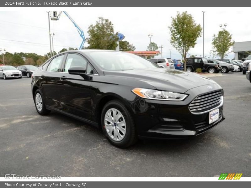 Tuxedo Black / Earth Gray 2014 Ford Fusion S