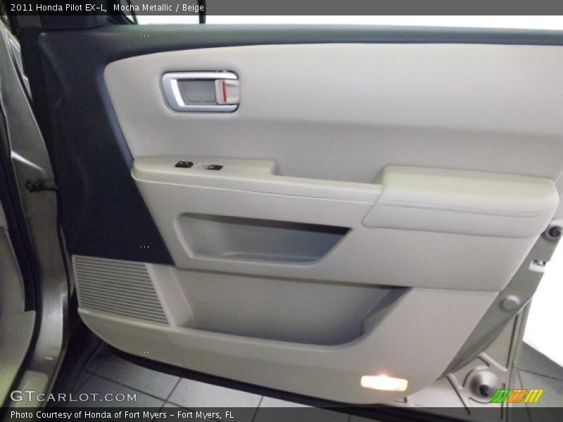 Mocha Metallic / Beige 2011 Honda Pilot EX-L