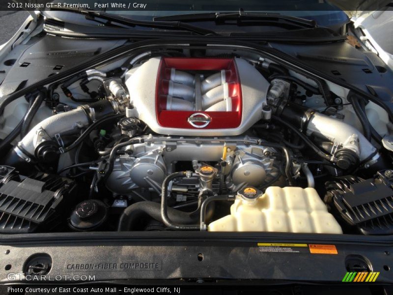  2012 GT-R Premium Engine - 3.8 Liter Twin-Turbocharged DOHC 24-Valve CVTCS V6 (VR38DETT)