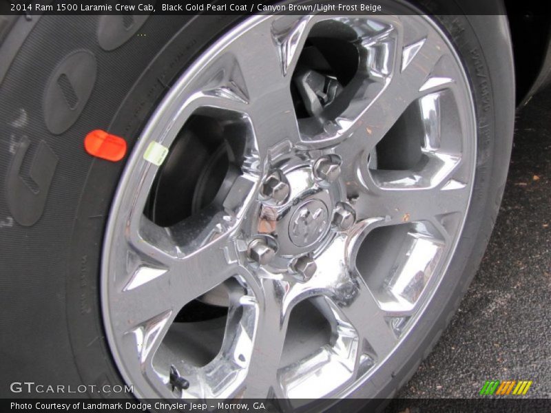 Black Gold Pearl Coat / Canyon Brown/Light Frost Beige 2014 Ram 1500 Laramie Crew Cab