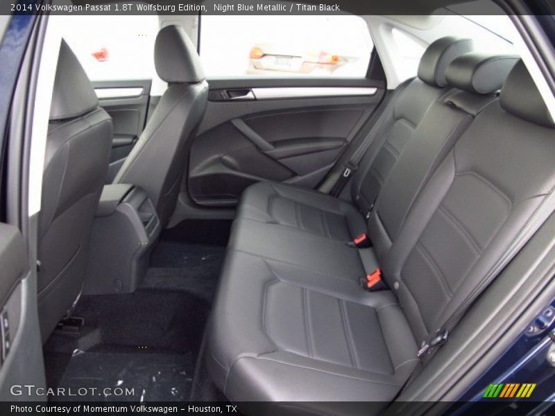 Night Blue Metallic / Titan Black 2014 Volkswagen Passat 1.8T Wolfsburg Edition