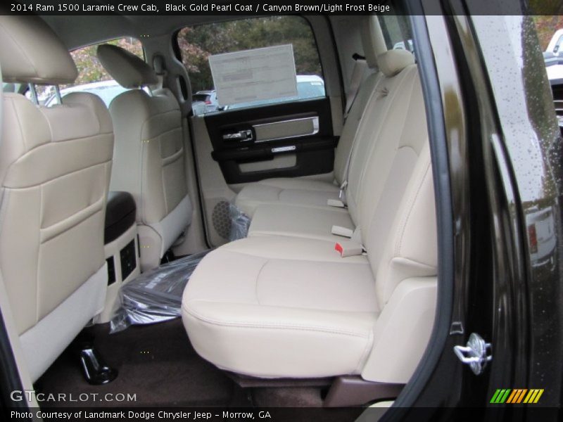 Black Gold Pearl Coat / Canyon Brown/Light Frost Beige 2014 Ram 1500 Laramie Crew Cab