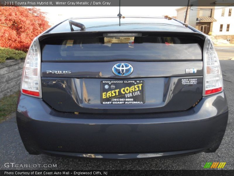 Winter Gray Metallic / Dark Gray 2011 Toyota Prius Hybrid III
