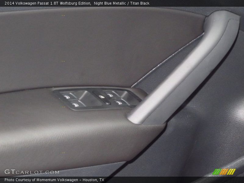 Night Blue Metallic / Titan Black 2014 Volkswagen Passat 1.8T Wolfsburg Edition