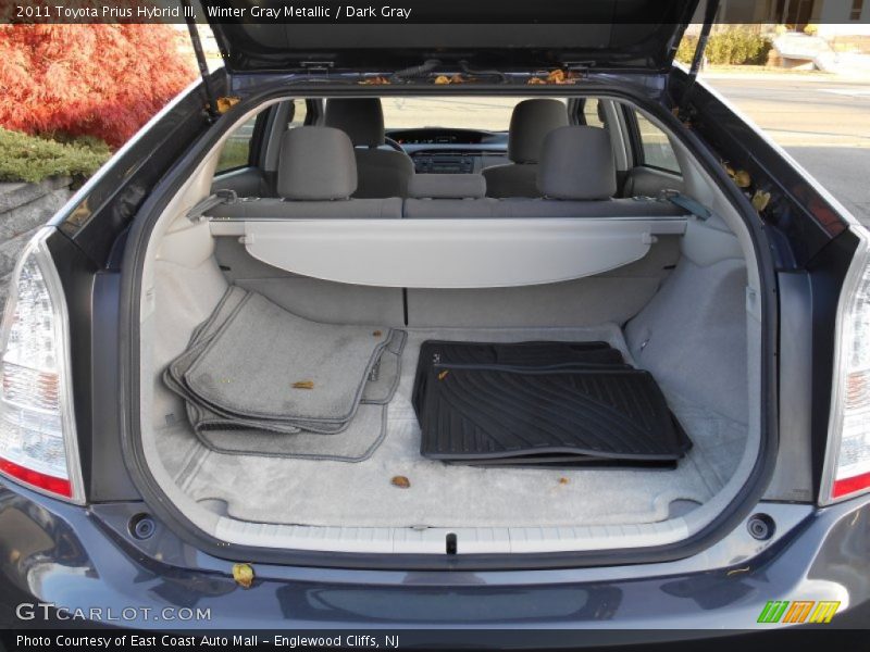 Winter Gray Metallic / Dark Gray 2011 Toyota Prius Hybrid III