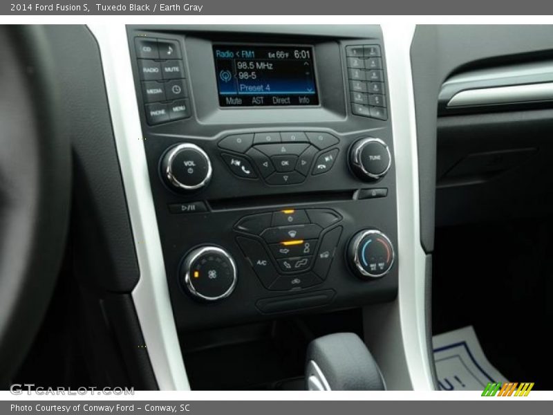 Tuxedo Black / Earth Gray 2014 Ford Fusion S