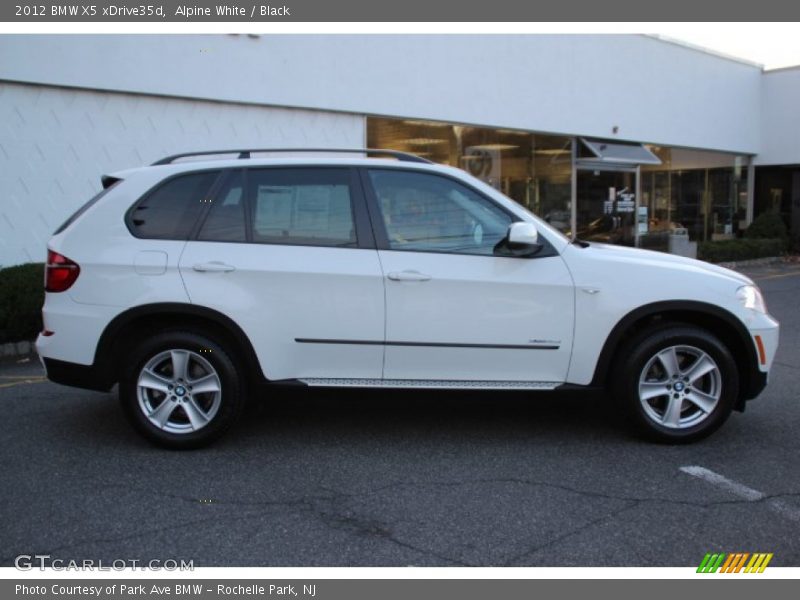 Alpine White / Black 2012 BMW X5 xDrive35d