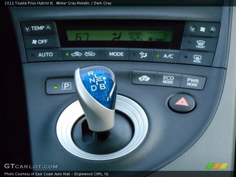 Winter Gray Metallic / Dark Gray 2011 Toyota Prius Hybrid III