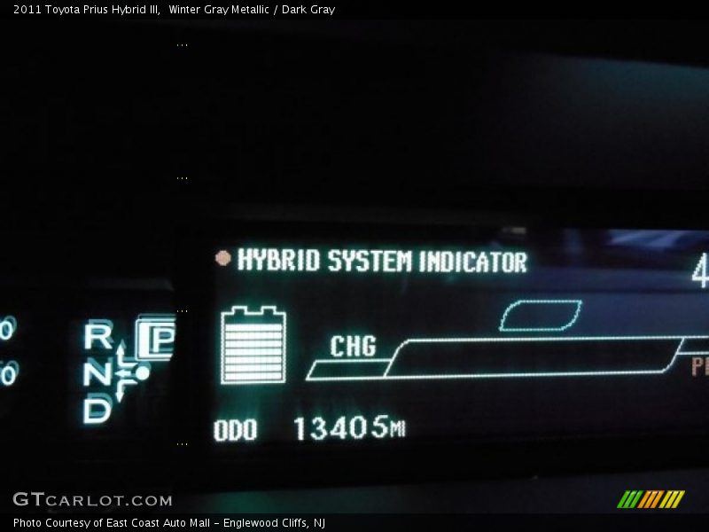 Winter Gray Metallic / Dark Gray 2011 Toyota Prius Hybrid III