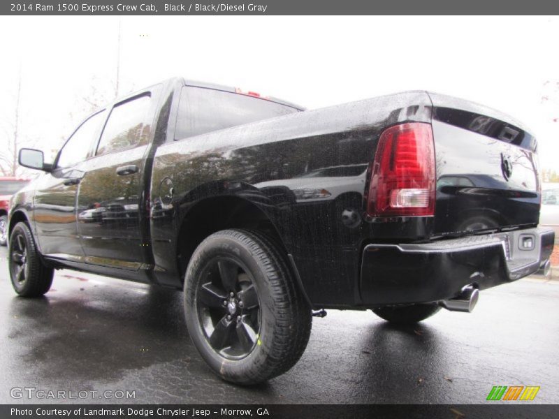 Black / Black/Diesel Gray 2014 Ram 1500 Express Crew Cab