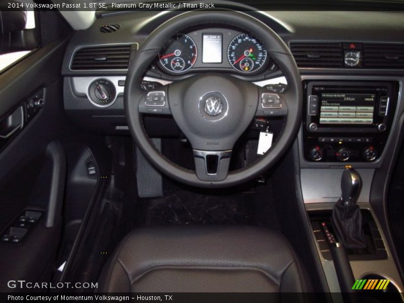 Platinum Gray Metallic / Titan Black 2014 Volkswagen Passat 1.8T SE