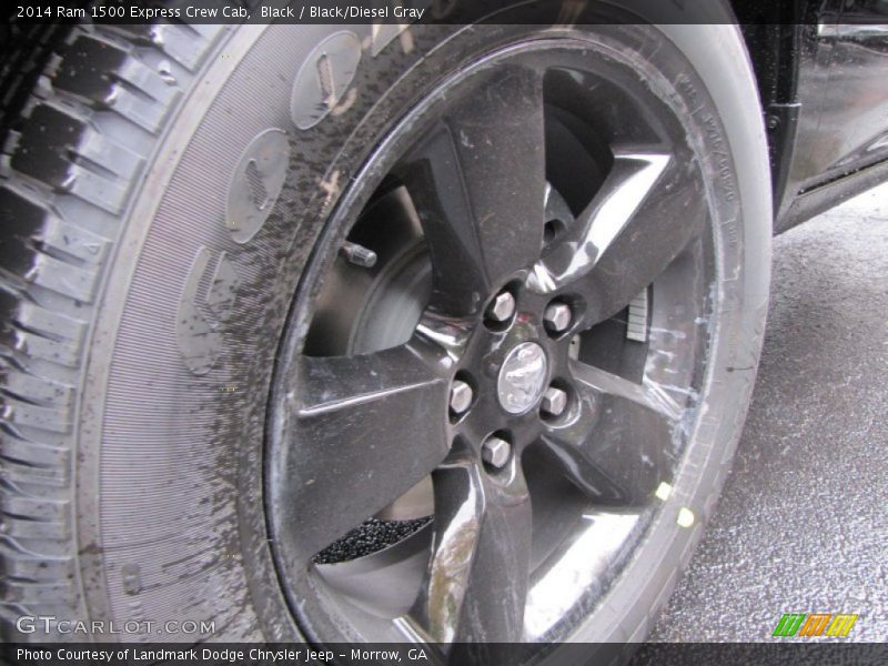 Black / Black/Diesel Gray 2014 Ram 1500 Express Crew Cab