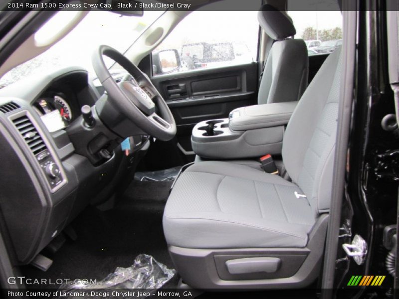 Black / Black/Diesel Gray 2014 Ram 1500 Express Crew Cab