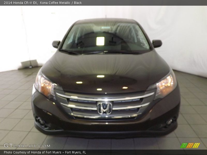 Kona Coffee Metallic / Black 2014 Honda CR-V EX