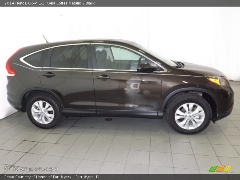 Kona Coffee Metallic / Black 2014 Honda CR-V EX