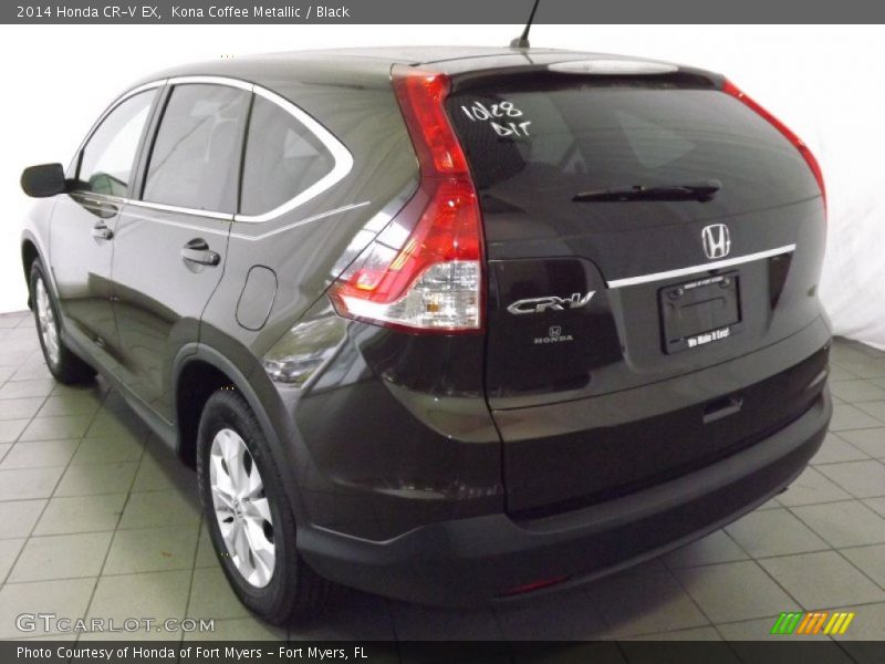 Kona Coffee Metallic / Black 2014 Honda CR-V EX