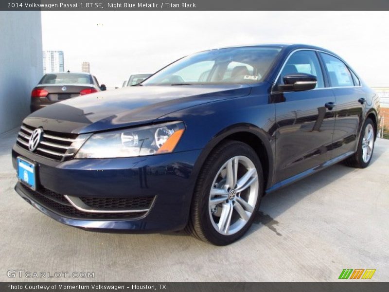 Night Blue Metallic / Titan Black 2014 Volkswagen Passat 1.8T SE