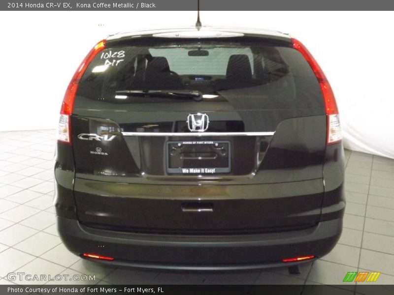 Kona Coffee Metallic / Black 2014 Honda CR-V EX