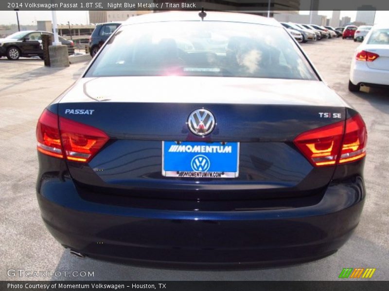Night Blue Metallic / Titan Black 2014 Volkswagen Passat 1.8T SE