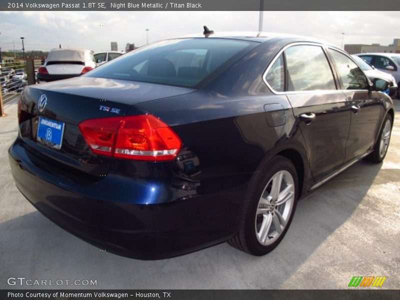 Night Blue Metallic / Titan Black 2014 Volkswagen Passat 1.8T SE