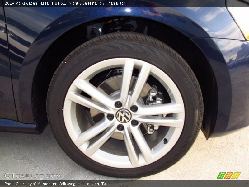 Night Blue Metallic / Titan Black 2014 Volkswagen Passat 1.8T SE