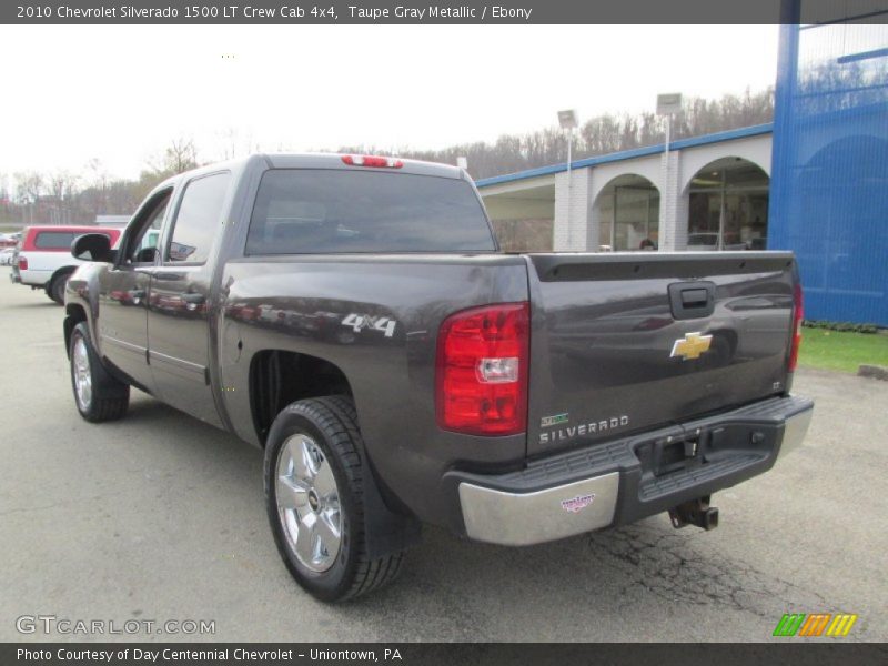 Taupe Gray Metallic / Ebony 2010 Chevrolet Silverado 1500 LT Crew Cab 4x4