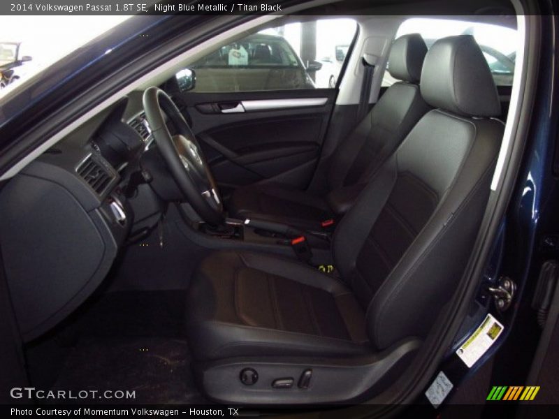 Night Blue Metallic / Titan Black 2014 Volkswagen Passat 1.8T SE