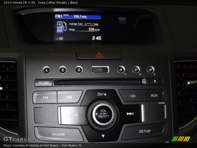 Kona Coffee Metallic / Black 2014 Honda CR-V EX